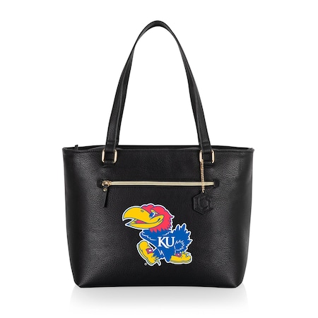 Picnic Time Family Of Brands NCAA Kansas Jayhawks Uptown Cooler Tote Bag - Insulated Lunch Bag 743-01-179-244-0