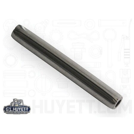 Huyett Coiled Spring Pin, Standard Duty, 420 Stainless Steel, 0.312 in Dia x 2.500 in Length SPCSP-312-2500