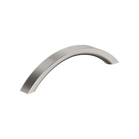 Amerock Parabolic 5-1/16 inch (128mm) Center-to-Center Satin Nickel Cabinet Pull, 25PK 25VMP37347G10