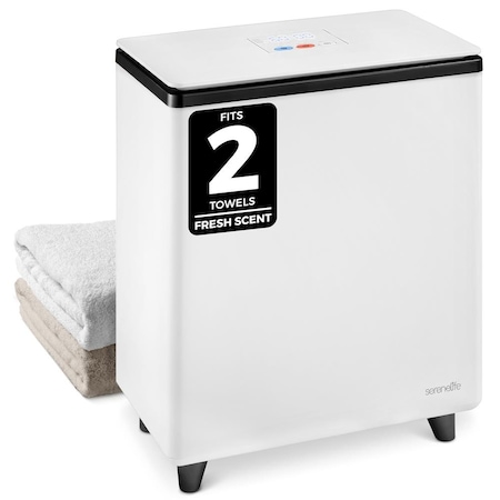 Serenelife Rectangular Towel Warmer Bucket, Large Capacity Single Touch Towel & Blanket Warmer With Insulated SLTLR250