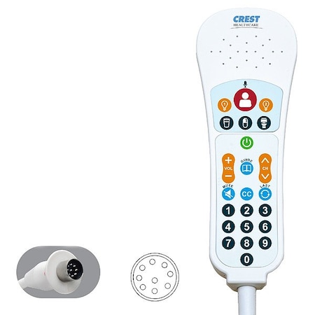 Crest Healthcare Pillow Speaker, RR5, PTW, Head EN4902ERARBBXX5L1