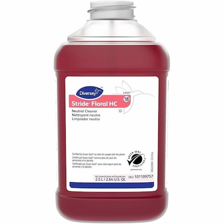 Diversey Neutral Floor Cleaner, 2.5L Bottle, 2 PK 101109757