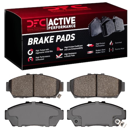 Dfc Active Performance, Disc Brake Pad Set, 1115-0617-00