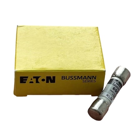 Eaton Bussmann fuse, 3 A, Non-indicating, Ferrule end x ferrule end, 100 kAIC at 600 V, 10PK KLM-3