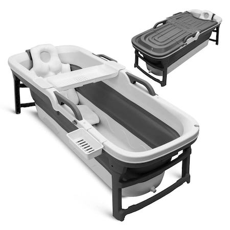 Serenelife 59 in Portable Bathtub for Adults SLSPA6GY