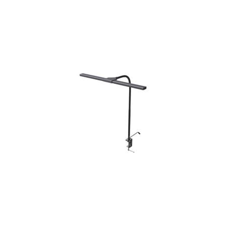 Data Accessories Co Clamp-On LED Desk Lamp - 20in Height x 18in Width - LED Bulb - Flexible Neck, Gooseneck, Dimmable, 21646