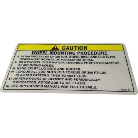 Agco DECAL CAUTION, AGCO OEM AG146213 AG146213
