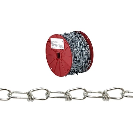 Campbell Chain & Fittings Campbell 0723227 Loop Chain, 90 lb Working Load Limit, No 3, Low Carbon Steel, Zinc, 200Ft 072-3227N