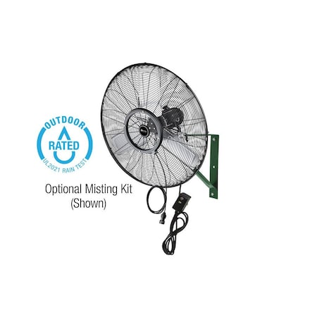 King Electric 30 in OUTDOOR RATED OSCILLATING WALL MOUNT AIR CIRCULATOR FAN WFO-30