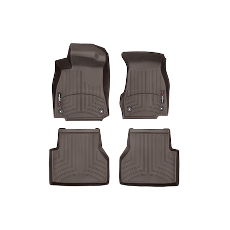 Weathertech Cocoa, Front and Rear Floorliners 471511-1-3