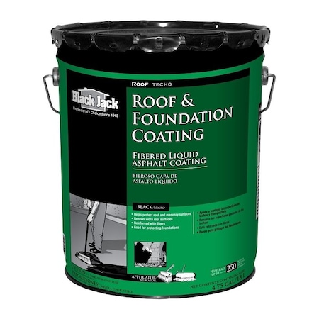 Gardner Gardner 0105-GA Roof Coating, Black, 5 gal 1543424