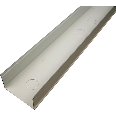 Legrand Cover Plate Raceway, 3000 Series, 1 Channel, 2-3/4 in W, 1-1/2 in H, 10 ft L, Gray G3000B