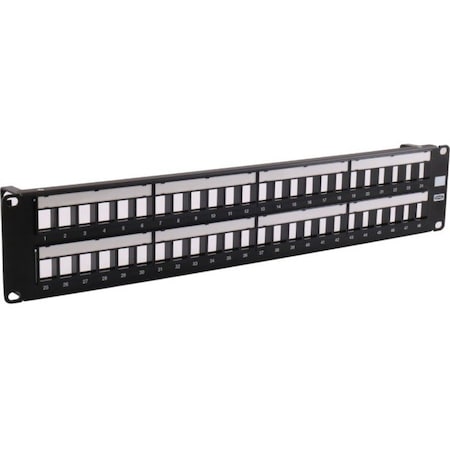 Hubbell Premise Wiring PATCH PANEL, JACK, UNLD 48P 2U HPJ48