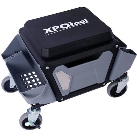 Edendirect 330 lb. Capacity Heavy Duty Mechanics Creeper Seat with Wheels and Soft Rubber Cushion Seating IR-W465P147041