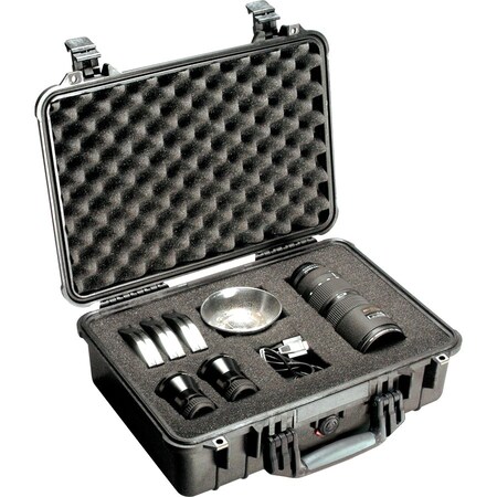 Pelican Silver Protective Case, 18-1/2"L x 14.06"W x 6.93"D 1500NF