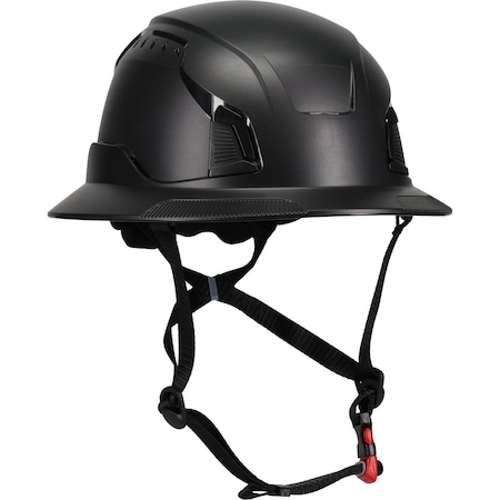 Pip HardHat, Climbing;FullBrim, Traverse, Black 280-HP1491RV-FB-11