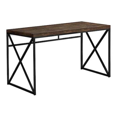 Homeroots 47" Brown and Black Computer Desk 333547