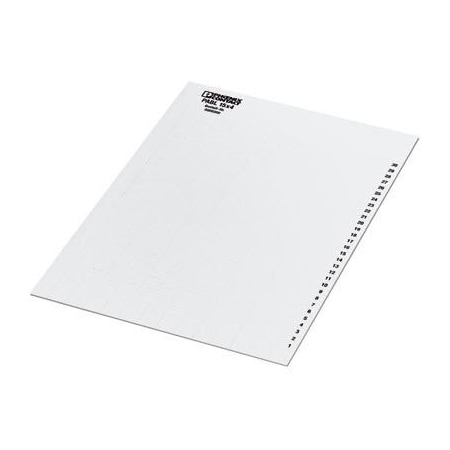 Phoenix Contact PABL 15X4 Insert strip Sheet white 0808260
