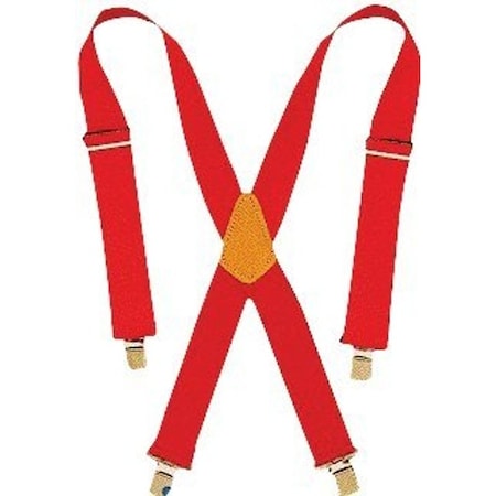 Custom Leathercraft SUSPENDER RED 110R