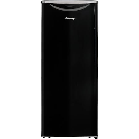 Danby Products Danby Contemporary Classic Chrome Refrigerator, 11 Cu.Ft. Capacity, Midnight Black DAR110A3MDB