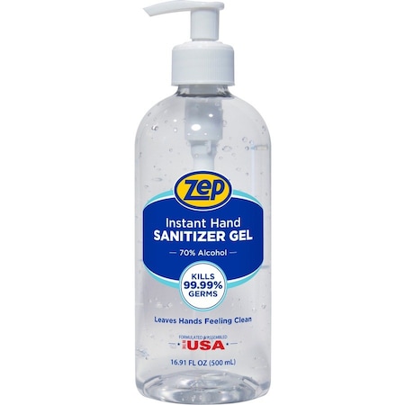 Zep Instant Hand Sanitizer Gel, PK12 355801