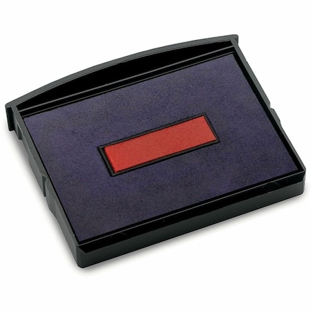 Cosco 2000 Plus S360 Two-color Ink Pad, Blue, Red Ink, Red, Blue 61961