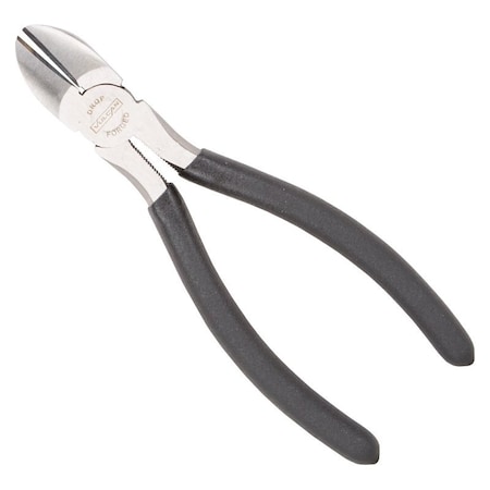 Vulcan Diagonal Cutting Plier, 7 in OAL, 1 mm Cutting Capacity, 1 in Jaw Opening, Black Handle, Non-Slip Handle JL-NP007