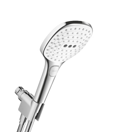 Hansgrohe Raindance Select E Handshower Set 120 3-Jet, 2.0 GPM in White/Chrome 04520400
