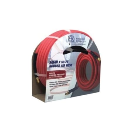 Midland Industries HOSE AIR 1/4 X 1/4IN 50FT 300PSI RBR R RAIR-025-300BM45