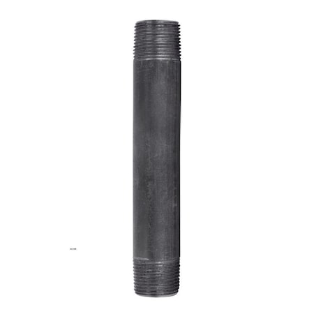 Stz Industries 3/4 in. MIP each X 3/4 in. D MIP Black Steel 6 in. L Nipple 300UP34X6