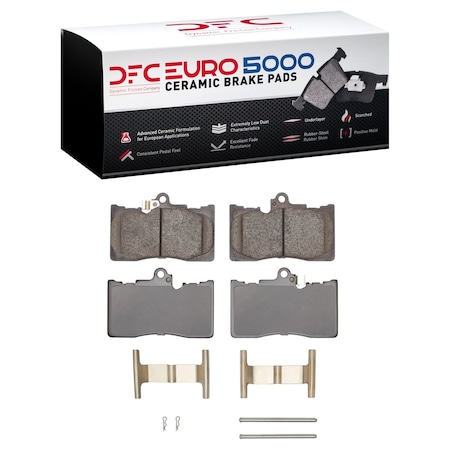 Dfc 5000 Euro Ceramic Disc Brake Pad Set,  1600-1118-01