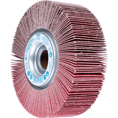 Pferd 6'' x 2'' Unmounted Flap Wheel - 1'' A.H. - Ceramic Oxide - 80 Grit 45846