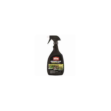 Ortho GroundClear Poison Ivy & Tough Brush Killer, 24 oz. Ready-to-Use 476105