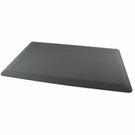 Floortex Antifatigue Mat, 24 in L x 16 in W, 0.8 in Thickness, Polyurethane with Polyester cover, Gray CC1624GRY