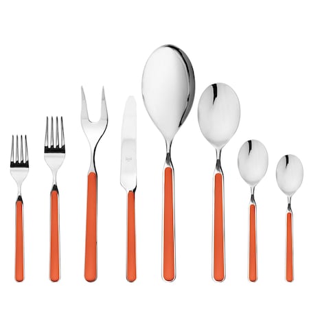 Mepra Fantasia Flatware Set - 43 Pieces - Rust 10R622043