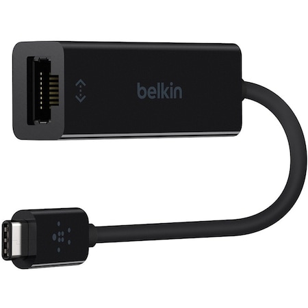 Belkin USB-C TO GIGABIT ETHERNET ADAPTER USB TYPE-C BAG & LABEL B2B145-BLK