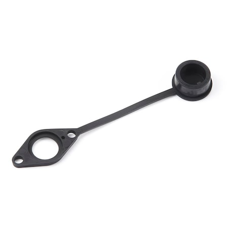 Warn Winch Service Kit Remote Control Socket Cover For Winches With Round Remote Socket; Black; Single 98544