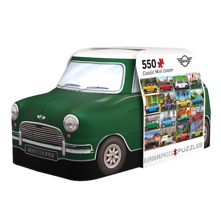 Eurographics Mini Cooper Shaped Tin Puzzle 550 pc 8551-6089