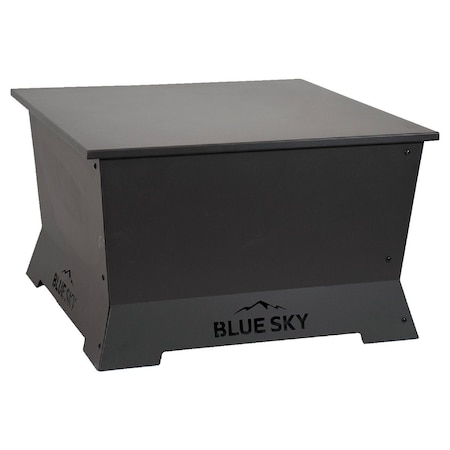 Blue Sky Peak 24'' Square Powder Coated Steel Fire Pit Lid TT22SQ