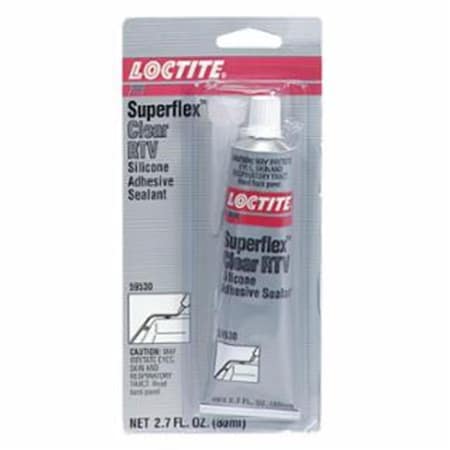 Loctite 80 ml Superflex RTV Silicone Adhesive Sealants, Clear 442-160809