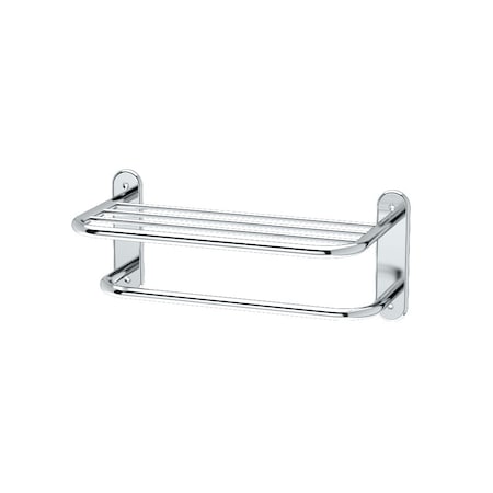 Gatco Hotel 20" Towel Rack, Chrome 1532