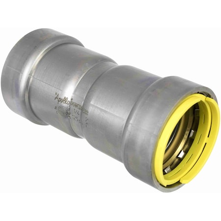 Apollo Valves STRT CPLG W/STOP, GAS, 1/2, PP (FF 1/2in), 10PK PWR7481298