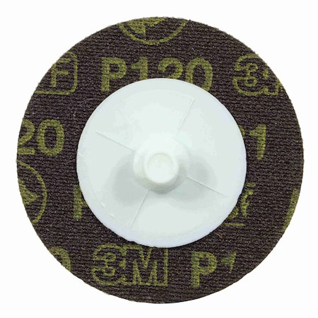 3M ABRASIVE DISC, 2 IN DIA DISC, P120 GRIT, FINE GRADE, ALUMINUM OXIDE ABRASIVE, TYPE 7000000388