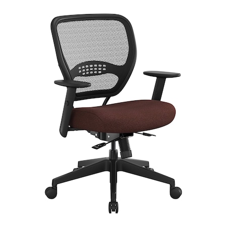 Space Seating 55 Series Air Grid and Mesh Office Chair, Icon Burgundy 5500SL-227