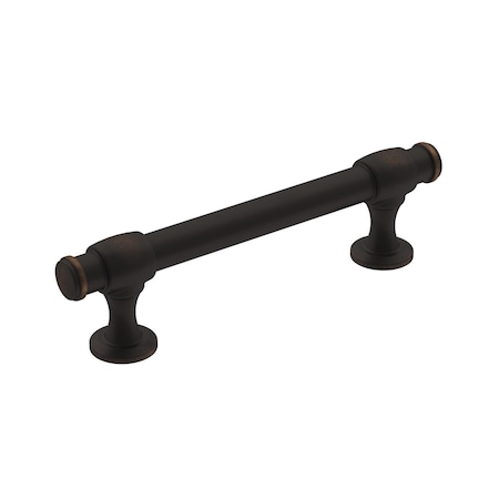 Amerock Winsome 3-3/4 in 96 mm Center-to-Center Oil Rubbed Bronze Cabinet Pull BP36766ORB