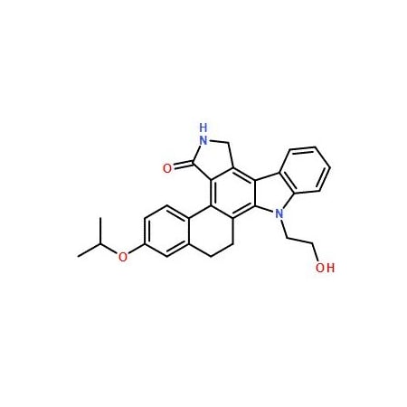 Ak Scientific 2-Isopropoxy-12-(2-hydroxyethyl)-13, 14-dihydronaphthol[2, 1-a]pyrrolo[3, 4-c]carbazole-5-one (5mg), C X7365-5mg