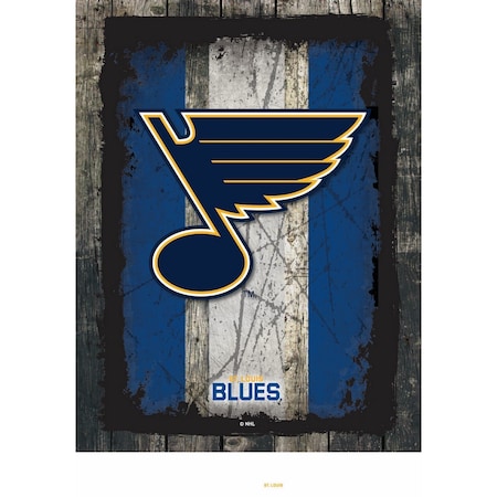 Holland Bar Stool Co St Louis Blues 15" x 20" Canvas Wall Art LCnvs02-1520STLBlu
