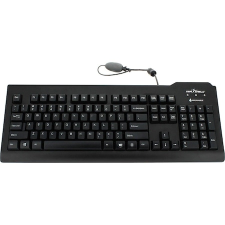 Sealshield SILVER SEAL Medical Grade Keyboard w/ Quick Connect - Dishwasher Safe & Antimicr SSKSV207