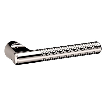 Baldwin L015 Lever Lifetime Bright Nickel Door Levers Lifetime Bright Nickel L015.055.LMR