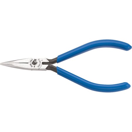 Klein Tools 4 13/16 in D321 Needle Nose Plier Plastic Dipped Handle D321-41/2C